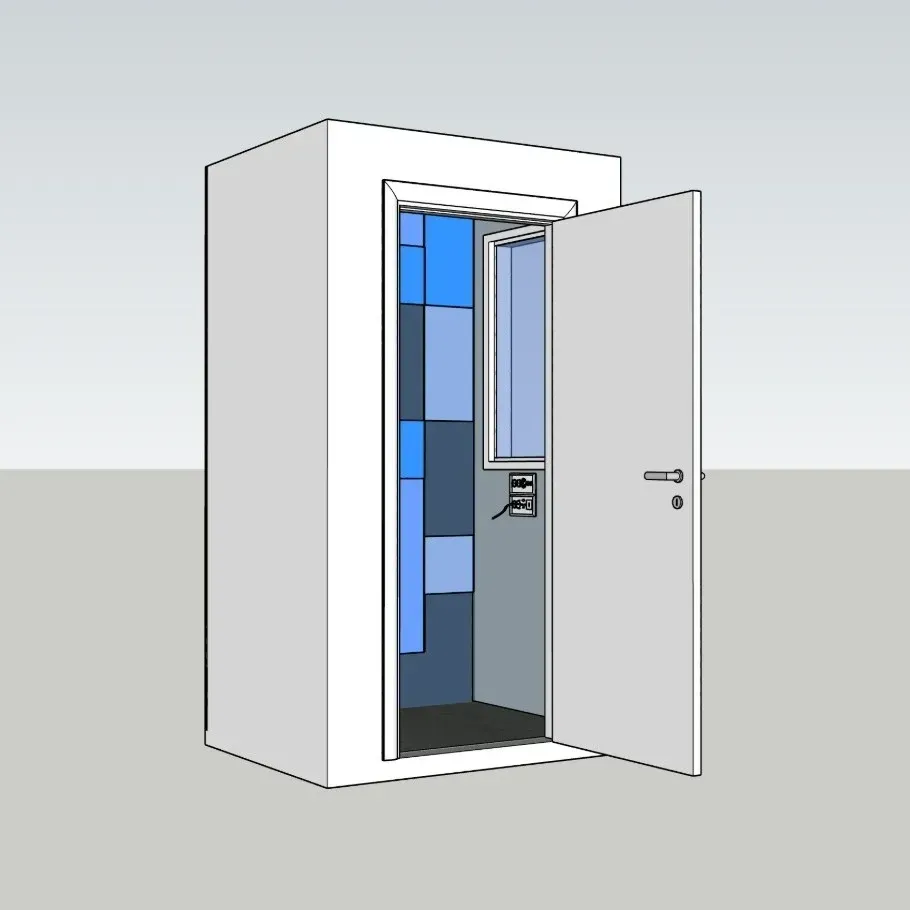 Yksiseinäinen Audiology Booth - S-sarja