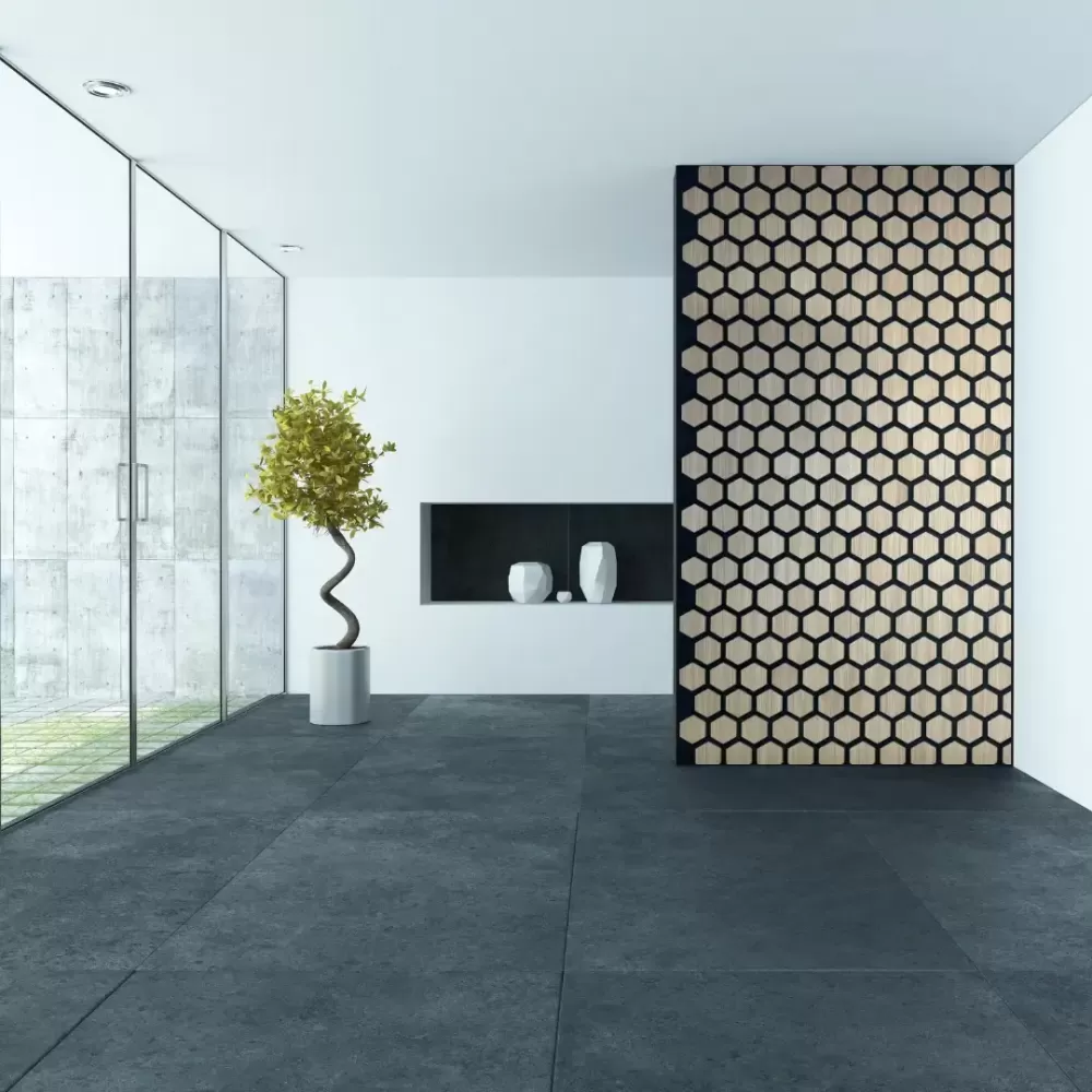 HexyBEL™ - Acoustic Panel with veneered MDF and PET Felt